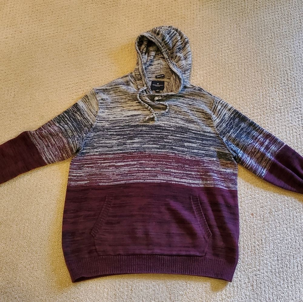 American Eagle hooded sweater.